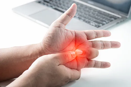 hand pain from trigger finger