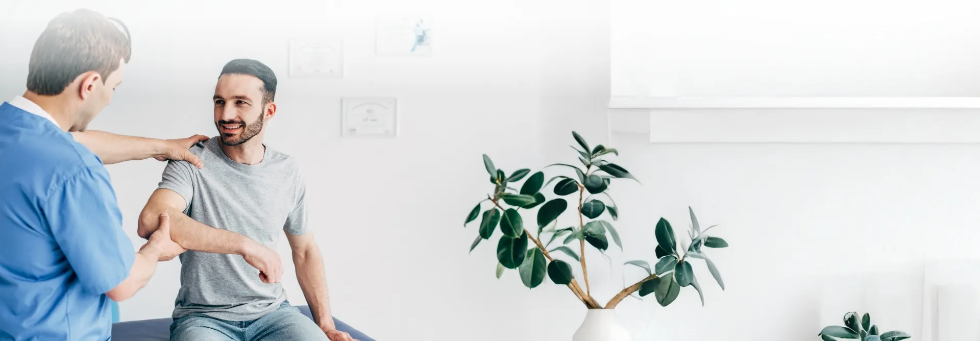 helping patient with urgent care