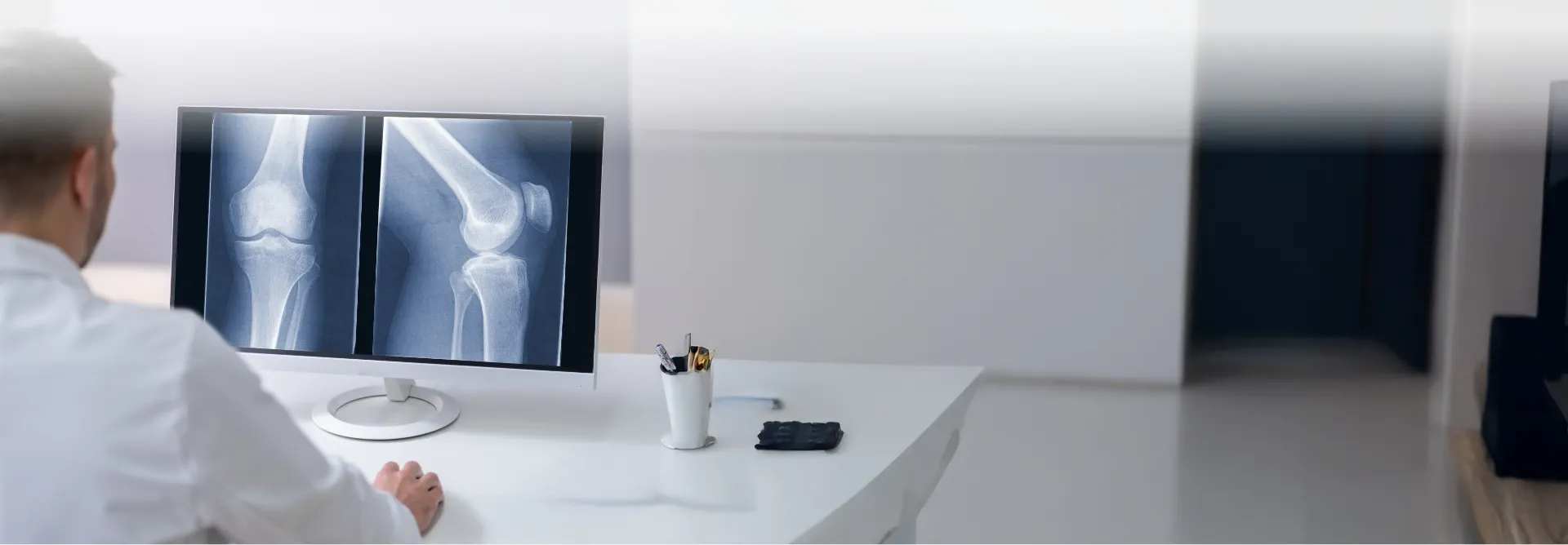 xray image on screen