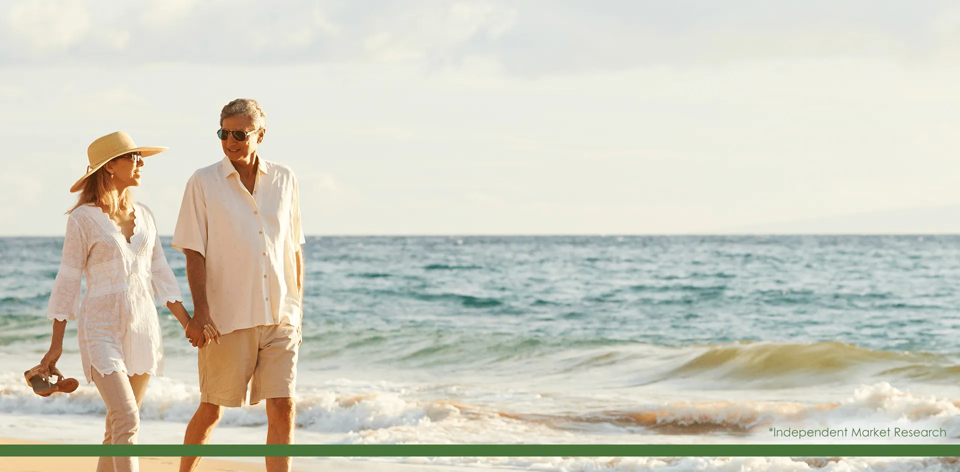 Photo: Older couple on the beach